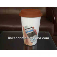 hot sale!!! 280ml lovely china ceramic travel mug